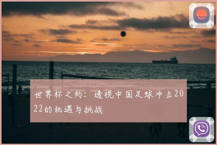 世界杯之约：透视中国足球冲击2022的机遇与挑战